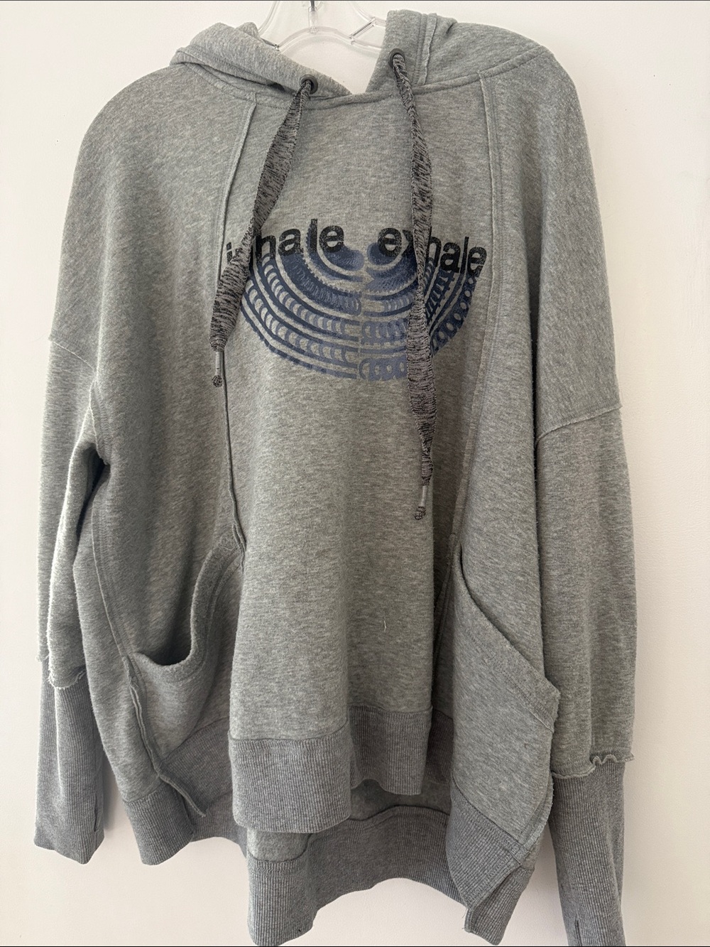 FP Movement by Free People Gray 'Exhale' Oversized Hoodie